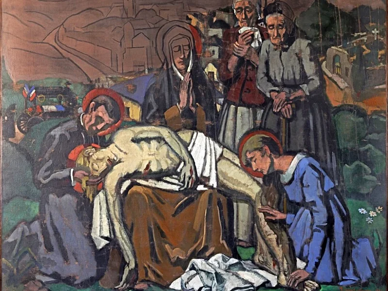 1888-Jean Hébert-Stevens - Pietà